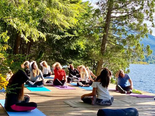 foto de organizadores de retiro
